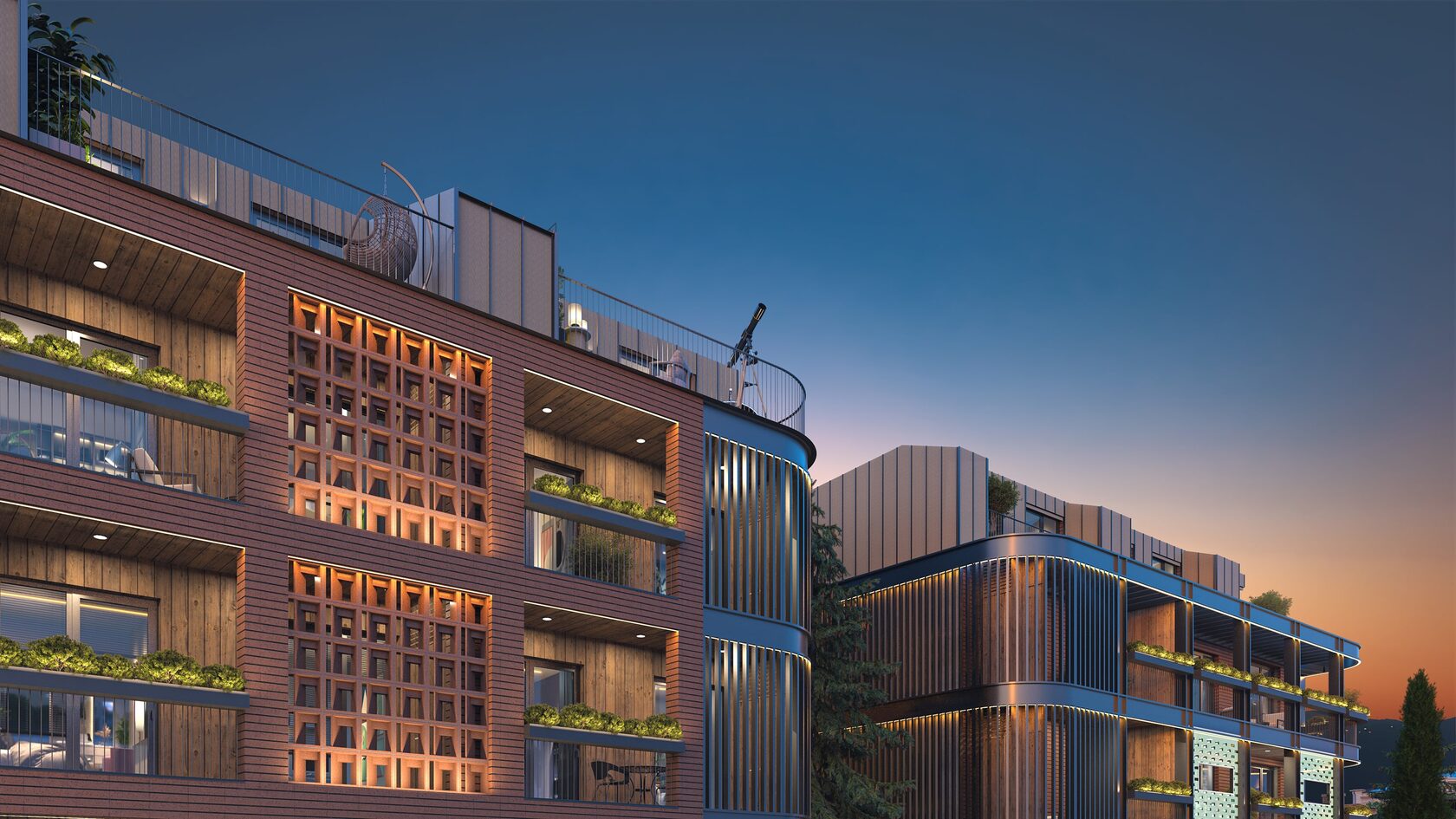 Tbilisi Downtown architectural rendering